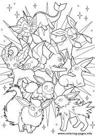 Pictures of eeveelutions coloring pages and many more. Eeveelution Eevee Evolutions Coloring Pages Printable