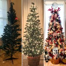 Dollar General Christmas Tree Makeover Lizzy Erin Dollar General Christmas Trees Cute Christmas Tree Burlap Christmas Tree