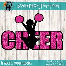 If your daughter is a cheerleader or you are a cheer coach, this free svg monogram design is perfect for you! Cheer Svg Cheer Squad Cheerleader Svg Cheer Svg Cheerleading Cut F Dynamic Dimensions