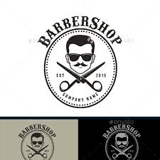 Set of vintage barber shop design elements vector on vectorstock®. Barbershop Logo Graphics Designs Templates From Graphicriver