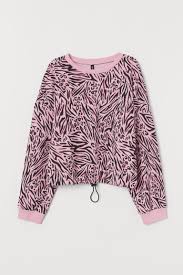 Now you are thinking of ways to make your bedroom look hip and have a fresh design. Drawstring Sweatshirt Pink Zebra Print Ladies H M