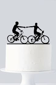 Bicycle Cake Topper Wedding Cake Topper Couple Silhouette Acrylic Cake Topper For Wedding A974 Wedding Cake Toppers Acrylic Cake Topper Bicycle Cake