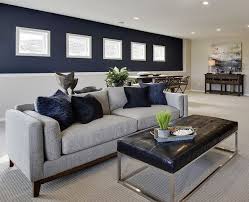 Paired with dark brown and medium brown, this color scheme stands beyond every class. Navy Blue Paint Colors Schneiderman S The Blog Design And Decorating Blue Living Room Decor Living Room Grey Grey Couch Living Room