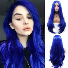 AFBeauty Blue Lace Front Wig Long Light Blue Real Hair Wigs Natural  Hairline Realistic Pastel Blue Wigs for Women Glueless Lace Wig Synthetic  Heat Resistant Fiber Drag Queen 24Inch : Amazon.ca