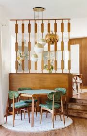 This mixed media dining table features a tempered glass top that showcases a gorgeous hexagonal shaped chrome base. 29 Mid Century Modern Dining Room Decor Ideas For Timeless Style