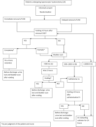 immediate versus delayed removal of urinary catheter after