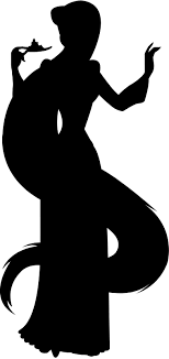 Rapunzel Silhouette Rapunzel Tangled Silhouette