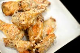parmesan roasted garlic wings that