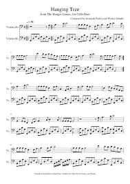 All rights go to umg. The Hanging Tree For Cello Duet Sheet Music For Cello String Duet Musescore Com