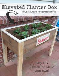 Standing planter boxes are also excellent for people with limited mobility, and work well in small spaces. Elevated Planter Box Plans My Love 2 Create