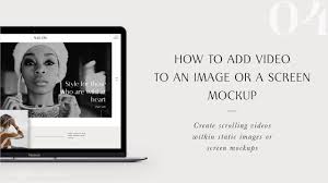 How To Insert Video Into An Image Or Screen Mockup Youtube