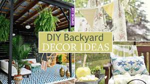 Gardening season and patio season are finally here, but their arrivals often bring about the realization that we're in need of some extra accents and furniture to make our backyards look their best. 12 Budget Friendly Diy Backyard Decor Ideas Youtube