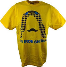 The iron sheik mood moustache will show if you need to be humbled, break somebody's back, get old country way, or be put in a camel clutch. Ù„Ø²Ø¬ Ø§Ù„ØªØ£ÙƒÙŠØ¯ Ø²Ù‡Ø± Iron Sheik T Shirt Psidiagnosticins Com