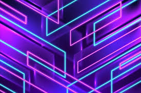 Download Geometric Shapes Neon Lights Background For Free Lights Background Geometric Shapes Neon Lighting