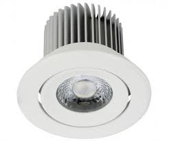 Ledlux Tone Maxi Gimble Dimmable Downlight Kit In White With Cool White Downlights Dimmable Led Lights Led Down Lights