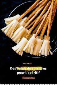 Balais De Sorcieres Recette Recettes De Cuisine Cuisine Halloween Balai De Sorciere