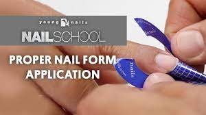 Yn Nail School Proper Nail Form Application Youtube Nail Forms School Nails Nail Tech School