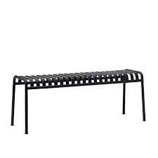 The most common garden bench seat material is cotton. Hay Palissade Garden Bench Ambientedirect