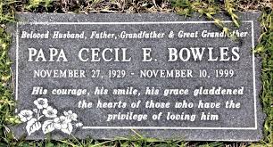 Cecil Eugene “Papa” Bowles (1929-1999)