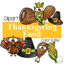 Select from premium cartoon thanksgiving of the highest quality. Thanksgiving Food Clip Art Worksheets Teachers Pay Teachers