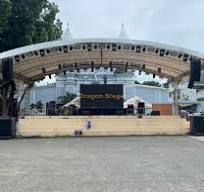 China Stage curved roof trusses manufacturers, Stage curved ...
