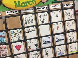 Creating An Authentic Calendar For Kindergarten Example From The Kindergarten Experience S Teac Kindergarten Calendar Math Kindergarten Calendar Calendar Math