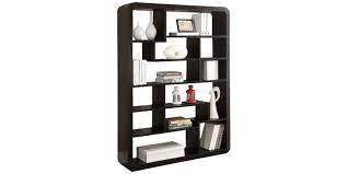 Curved edge protects your family from being hurt, perfect choice for those who have kids around stable construction 90° right angle in the rear gives it the ability to sit flush against a wall perfectly adjustable leg pad adjustable leg pad helps to keep the the corner bookcase stands stably on uneven floor or rug. Contemporary Bookshelf With Curved Edges