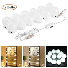Get the best deal for lighted vanity makeup mirrors from the largest online selection at ebay.com. Ledgle 12 Bulbs Led Makeup Mirror Light Hollywood Vanity Light 12w Stepless Dimmable Wall Lamp Gift Bulb Kit For Dressing Table Buy At The Price Of 17 04 In Aliexpress Com Imall Com