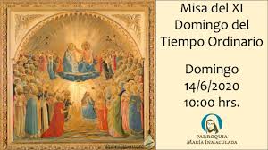 Misa Del Xi Domingo Del Tiempo Ordinario Domingo 14 De Junio De 2020 10 00 Horas Youtube