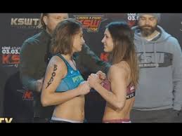 But probably set in stone. Karolina Owczarz Vs Paulina Raszewska Weigh In Face Off Ksw 42 Khalidov Vs Narkun R Wmma Youtube