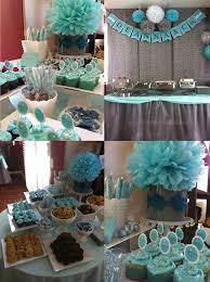 Pin By Katherine Maureira Messina On Baby Cards And Baby Favor Ideas For Me Tiffany Blue Baby Shower Blue Baby Shower Grey Baby Shower