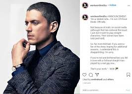 Prison break's sarah wayne callies voices support for wentworth miller as he refuses to play straight. Wentworth Miller Officially Over Prison Break Doesn T Want Straight Roles