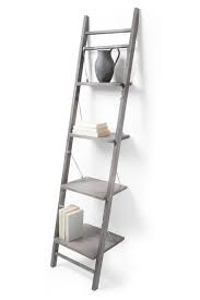 Furniture Engaging Furniture For Rustic Living Room Decoration Using Vintage Grey Wooden Ikea Ladder Bookcase Leaning Shelf Shelves Contemporary Home Furniture This ladder shelf stands at 6' tall, offering plenty of space between each shelf to accommodate your favorite items. ikea ladder bookcase leaning shelf