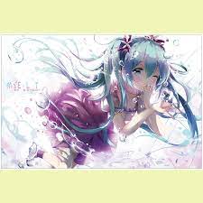 Tapeten Anime Hatsune Miku Farbe 3D große Größe Schlafsaal Restaurant  Wohnzimmer Milch Tee Shop Dekoration Hintergrundwand-140 * 100CM :  Amazon.de: Küche, Haushalt & Wohnen