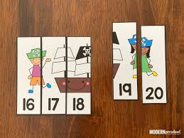 They feature fun puzzles of all types that'll keep you entertained. Printable Pirate Number Puzzles For Preschoolers
