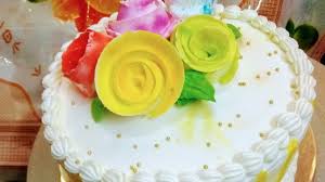 Maybe you would like to learn more about one of these? Butterscotch Cake With Round Flowers Design Birthday Cake Party Cake Design Youtube