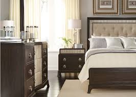 Large scale case pieces will be the focal point of every master bedroom. Manhattan Sable And Champagne Panel Bedroom Set Bedroom Sets Bedroom Set Sleigh Bedroom Set