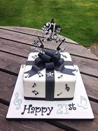 Gift Box Birthday Cake In Black White And Silver Gift Box Cakes Polka Dot Wedding Cake Present Cake