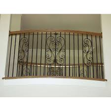 It can be fasten to either the top or bottom of the iron baluster. Shop House Of Forgings Hollow 44 In Satin Black Wrought Iron Scroll Stair Baluster At Lowes Com Iron Balusters Wrought Iron Porch Railings Stair Balusters
