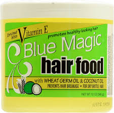 It is formulated with herbs, tea leaves and a mixture of jojoba oil and shea butter to provide you with silky tresses. Blue Magic Hair Food 12 Oz Food 4 Less