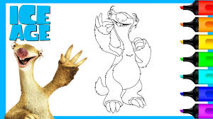 In this section, find a large selection of coloring pages ice age. Sid Ice Age Coloring Pages How To Color Sid Ice Age