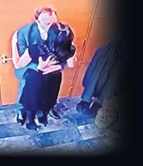 The health secretary is seen in what is thought to be cctv footage in an embrace with aide gina coladangelo in his whitehall office. P0grmov0zphqfm