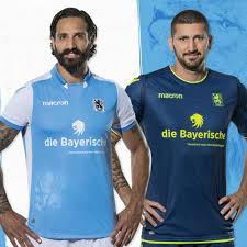 Both shirts have an image of a lion printed on their inside neck in celebration of the team's nickname. 1860 Munich Official Football Shirts New Kit Releases