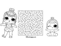 Lol surprise coloring pages touchdown. Lol Doll Coloring Pages Little Sisters Lol Dolls Polar Bear Craft Lol