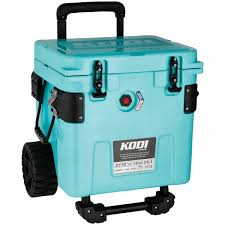 From company's trade report, you can. Kodi At30 Aqua All Terrain Wheeled Cooler Shop Coolers Ice Packs At H E B