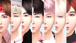 Check spelling or type a new query. Bts V Suga Jin Jungkook Rm Jimin J Hope Los Sims 4 Cas Youtube