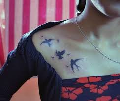 tatuaze dla dziewczyn ptaki dovmeli kadin kucuk dovmeler dovme