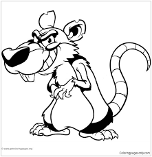 Our printable sheets for coloring in are ideal to brighten your family's day. Funny Cartoon Rat Coloring Pages Funny Coloring Pages Coloring Pages For Kids And Adults