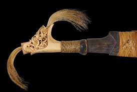 Iban is a language spoken in kalimantan (the indonesian part of borneo) and the sarawak state region of malaysia by the iban, a branch of the dayak ethnic group. Dayak Mandau Or Parang Ilang Sword Michael Backman Ltd