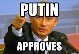 Find and save vladimir poutine memes | from instagram, facebook, tumblr, twitter & more. Putin Approves Vladimir Putin Pointing Meme Generator
